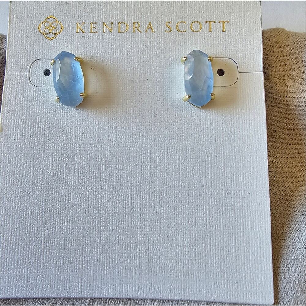 Kendra Scott Ice Blue Betty Earrings New‎